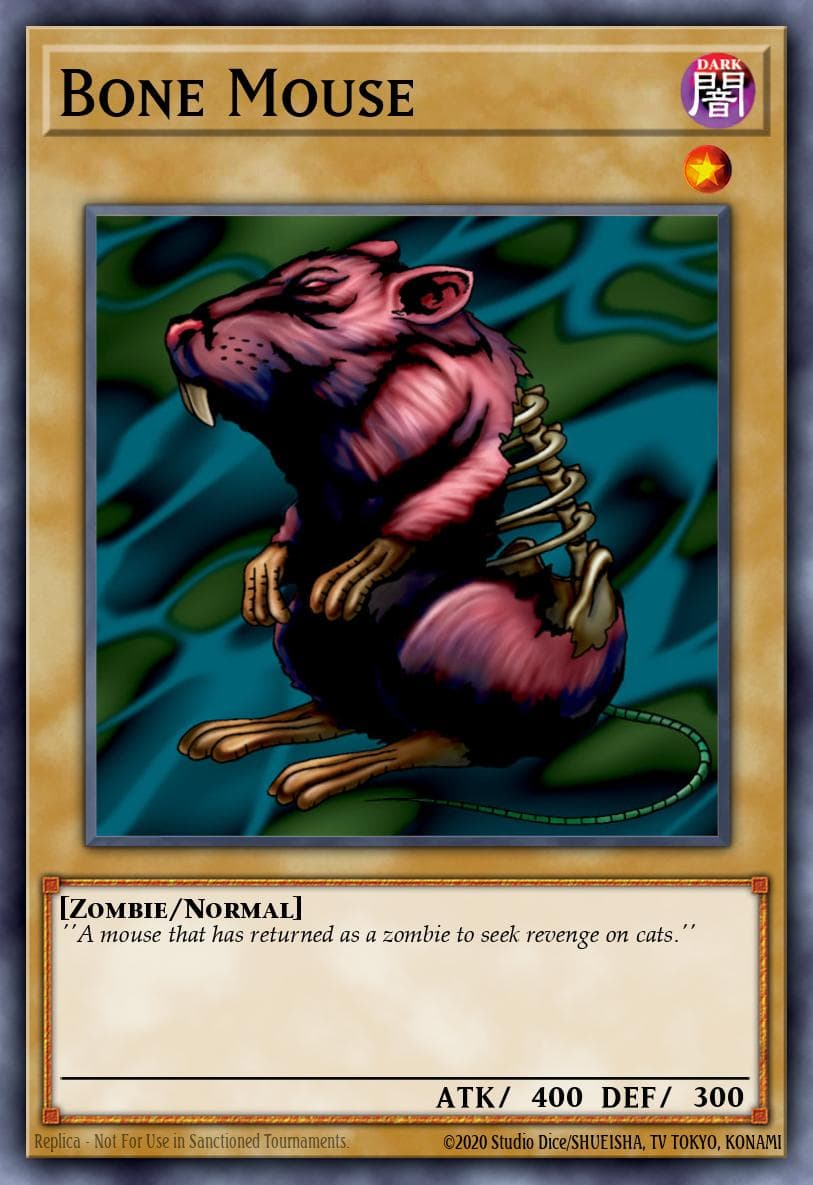 Bone Mouse 遊戲王 card