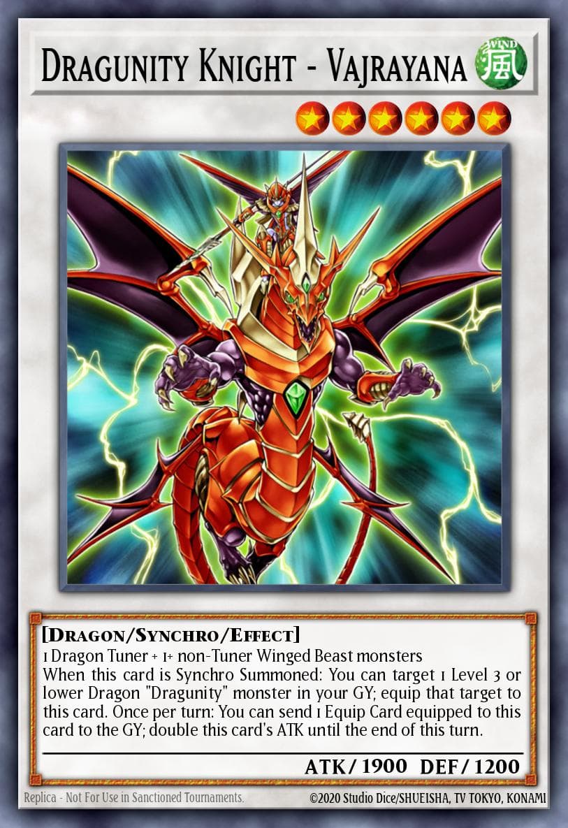 Dragunity Knight - Vajrayana Starstrike Blast Sneak Peek Participation Card card