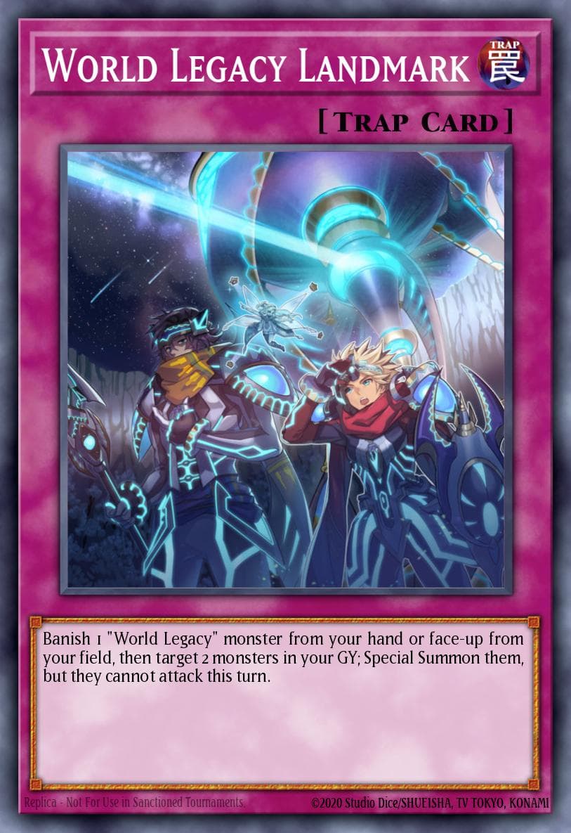 World Legacy Landmark Code of the Duelist Special Edition card