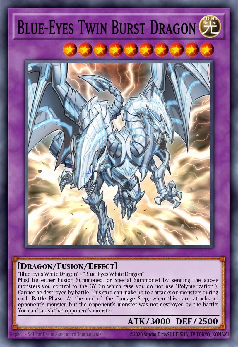 Blue-Eyes Twin Burst Dragon Legendary Duelists: Season 2 card