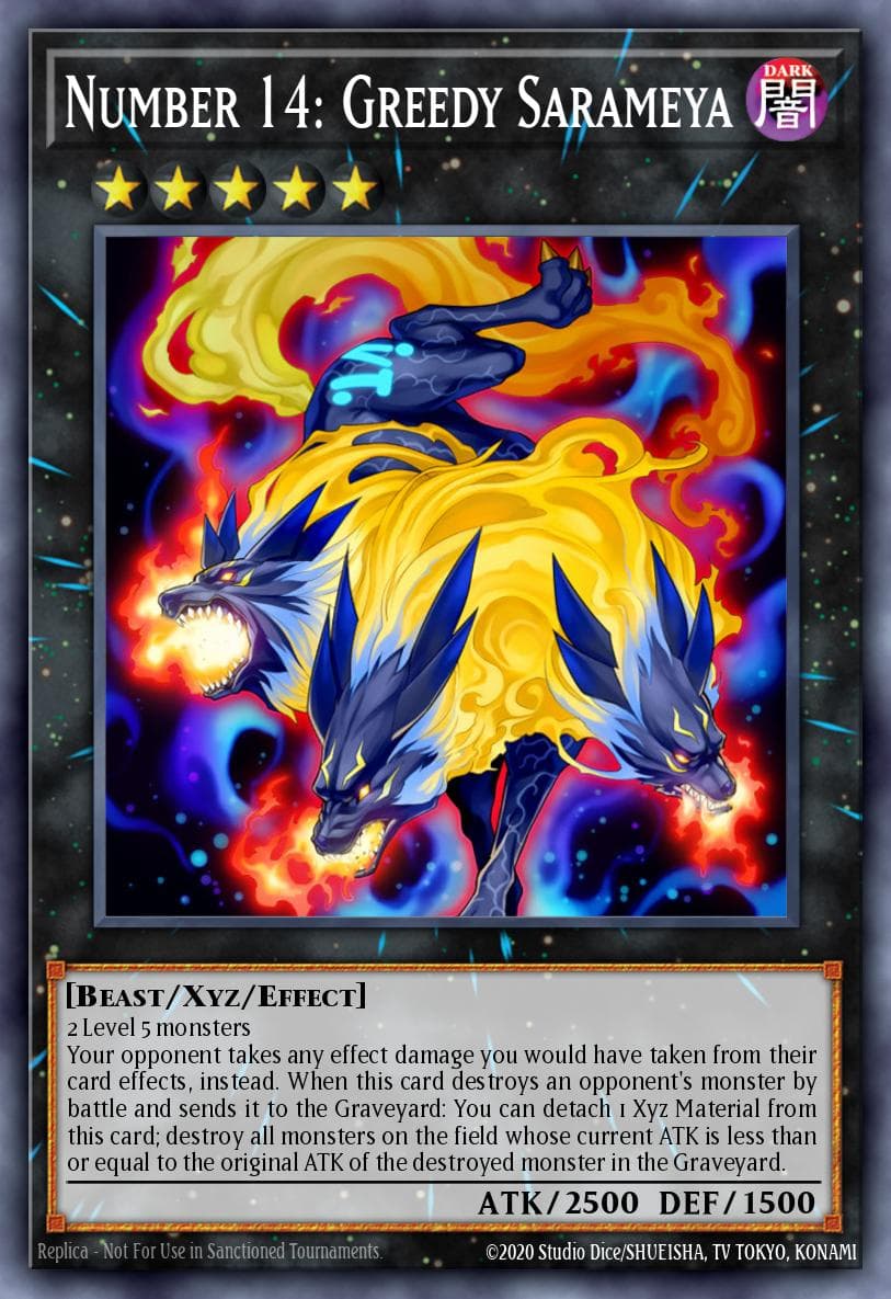 Number 14: Greedy Sarameya Premium Gold: Return of the Bling card