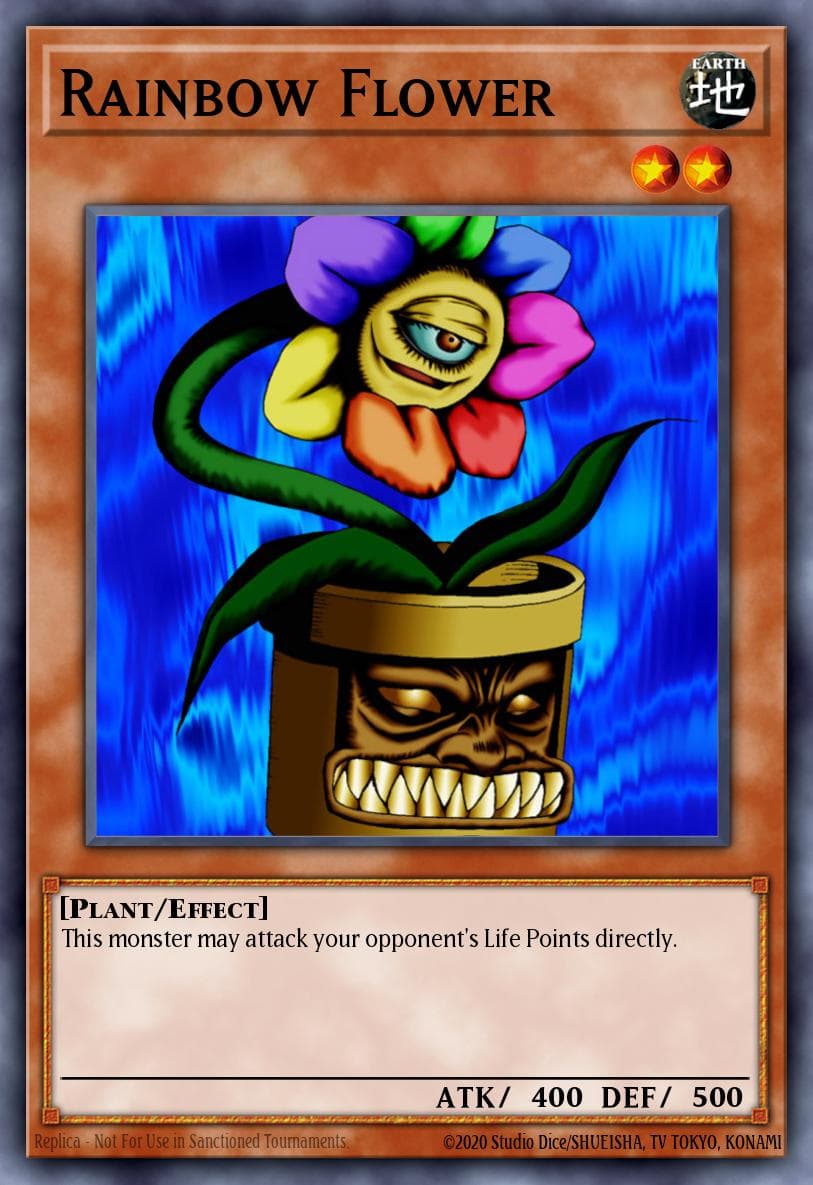 Rainbow Flower Metal Raiders card