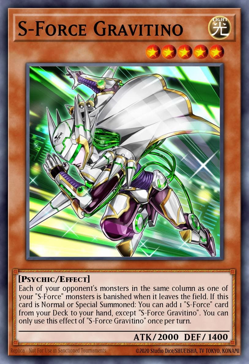 S-Force Gravitino Blazing Vortex Premiere! promotional card card