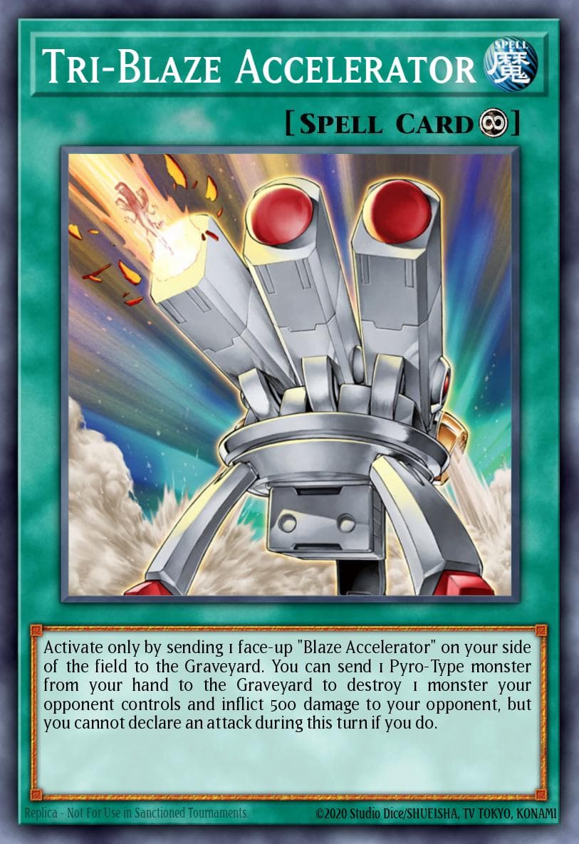 Tri-Blaze Accelerator Force of the Breaker: Special Edition card