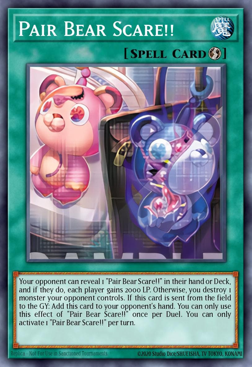 Pair Bear Scare!! 遊戲王 card