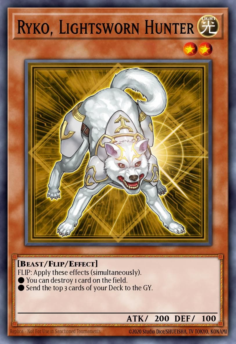 Ryko, Lightsworn Hunter Realm of Light Structure Deck card