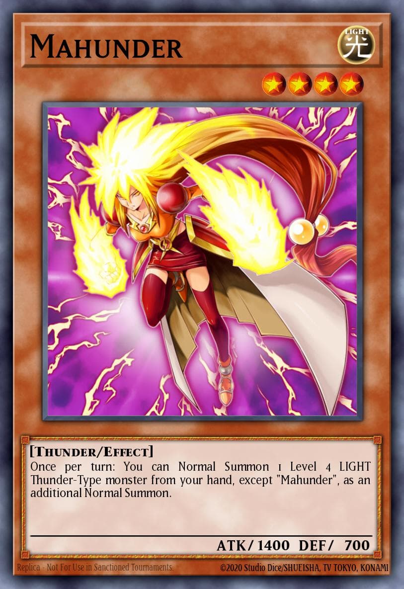 Mahunder Return of the Duelist: Special Edition card
