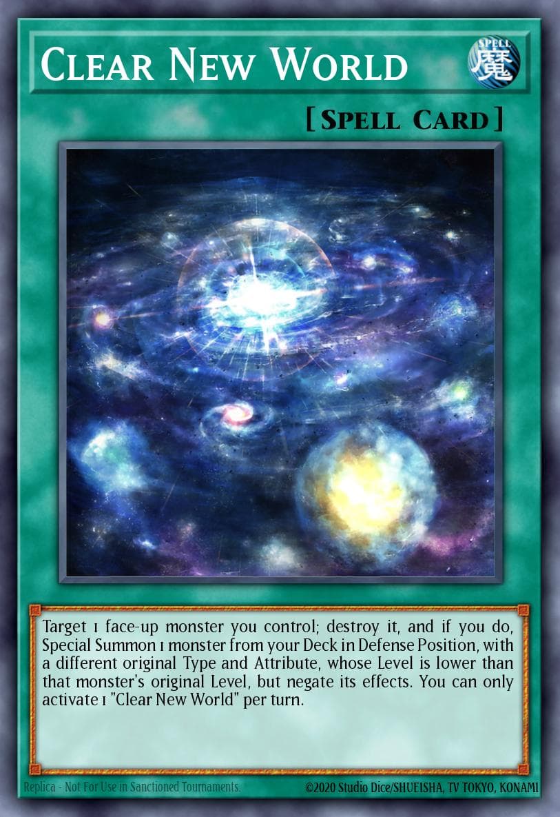Clear New World OTS Tournament Pack 22 card