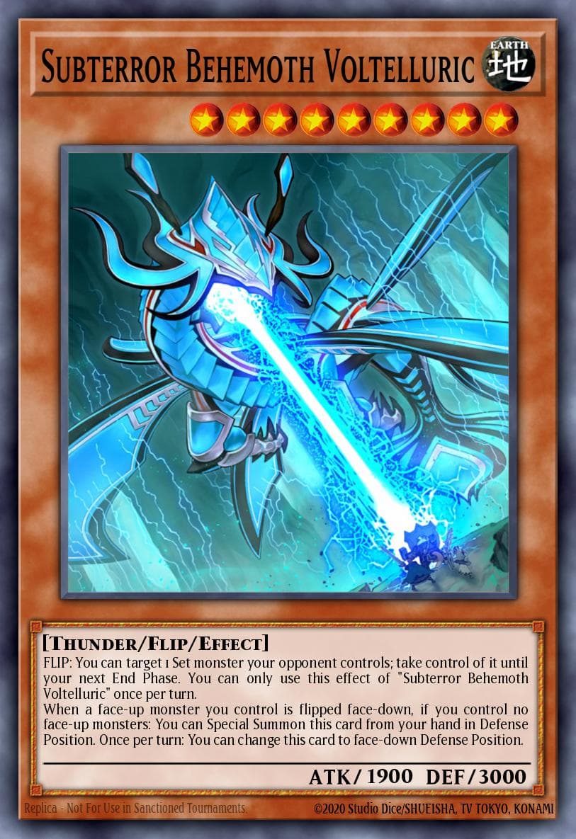 Subterror Behemoth Voltelluric Raging Tempest: Special Edition card