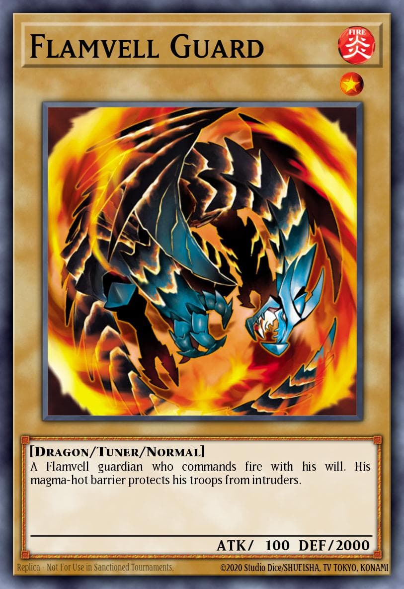 Flamvell Guard Saga of Blue-Eyes White Dragon Structure Deck card