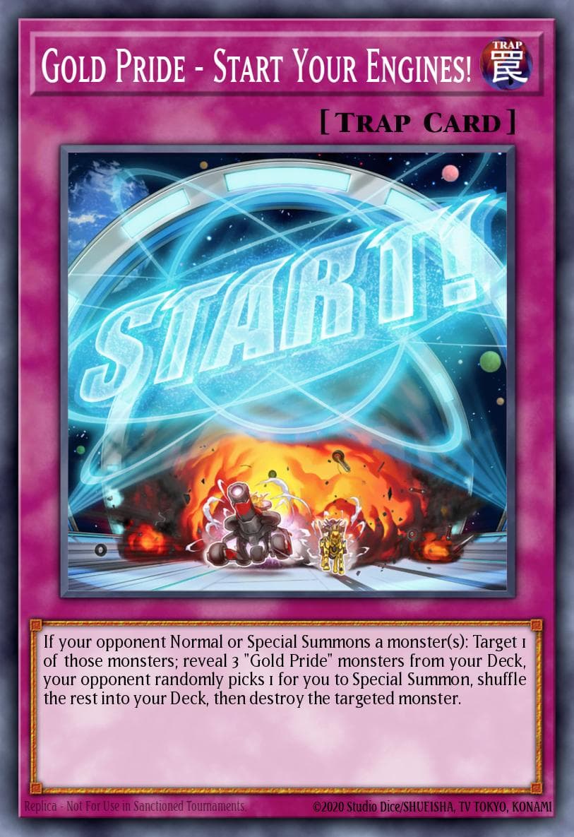 Gold Pride - Start Your Engines! Photon Hypernova card
