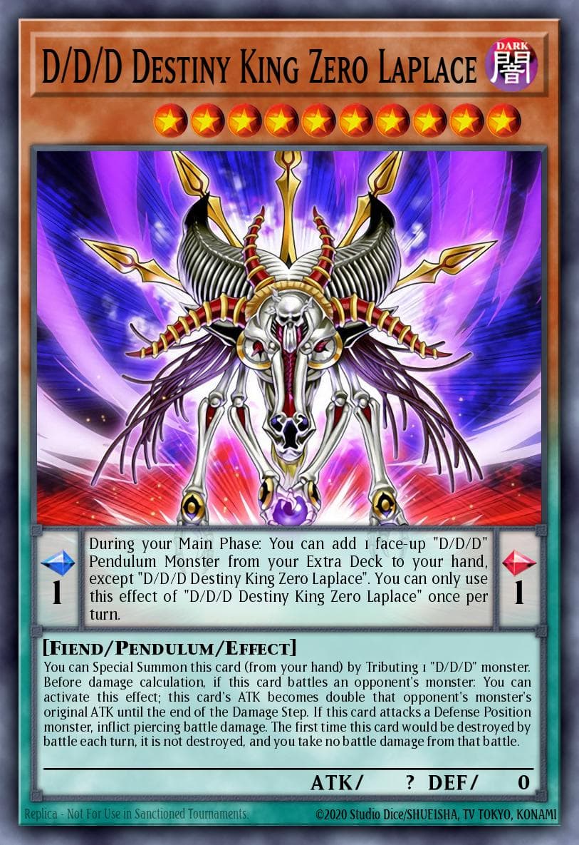 D/D/D Destiny King Zero Laplace Ghosts From the Past: The 2nd Haunting card