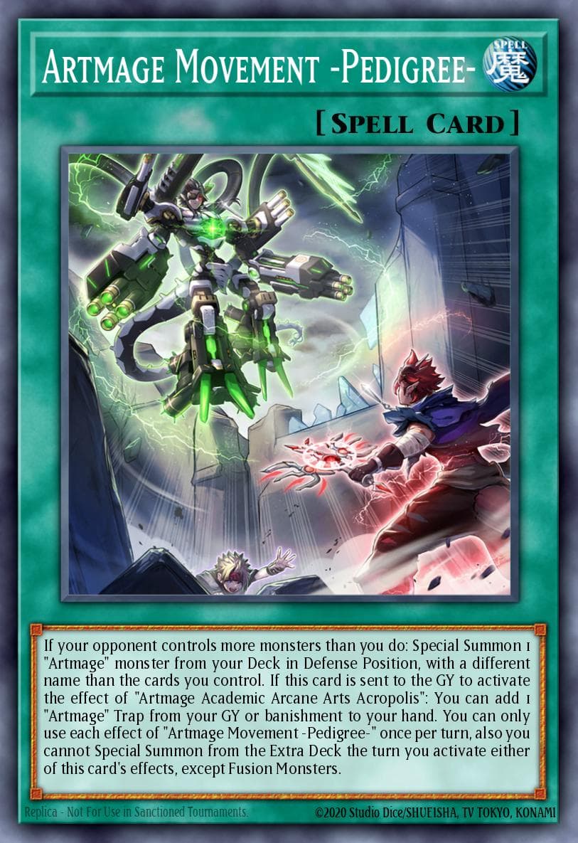 Artmage Movement -Pedigree- Doom of Dimensions card