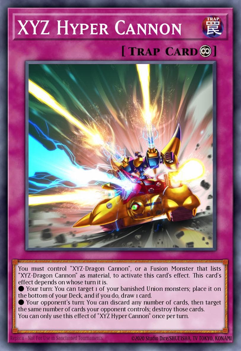 XYZ Hyper Cannon King's Court card