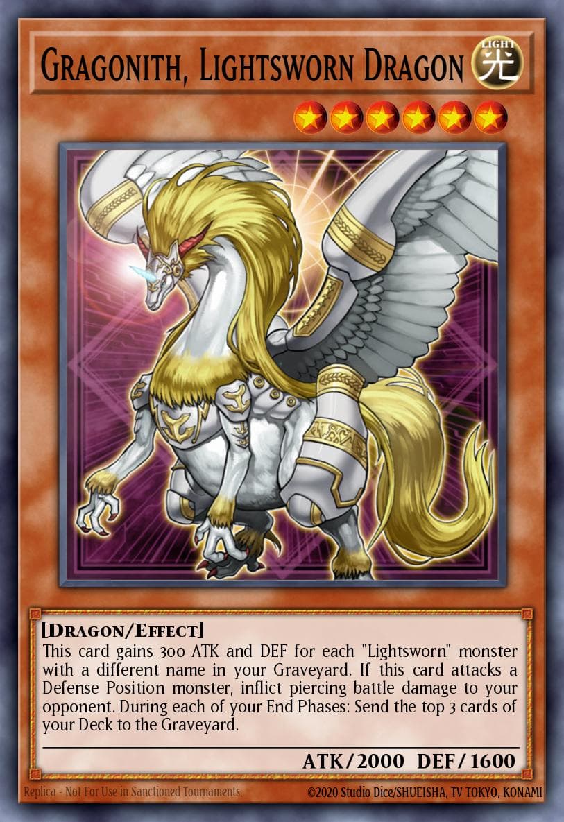 Gragonith, Lightsworn Dragon Realm of Light Structure Deck card