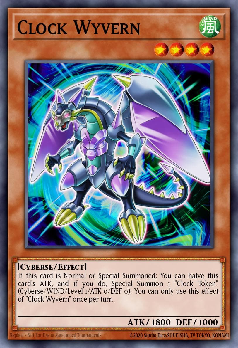 Clock Wyvern Egyptian God Deck: Slifer the Sky Dragon card