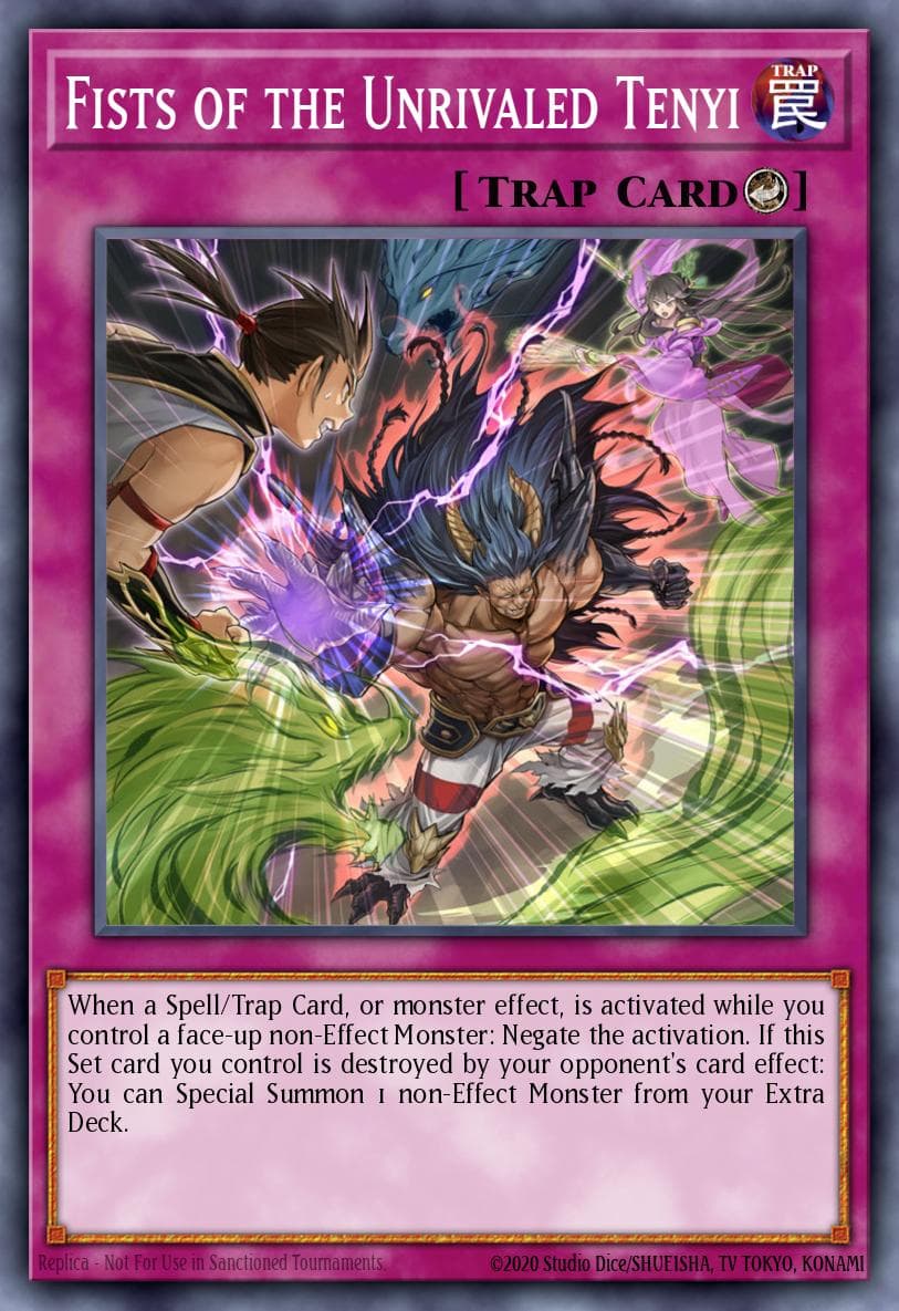 Fists of the Unrivaled Tenyi 2020 Tin of Lost Memories Mega Pack card