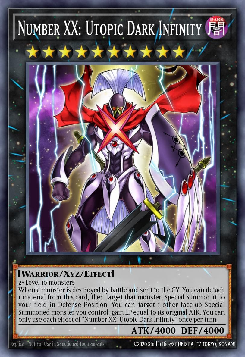 Number XX: Utopic Dark Infinity 2020 Tin of Lost Memories Mega Pack card