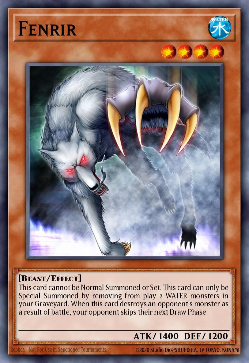 Fenrir Structure Deck: Fury from the Deep card