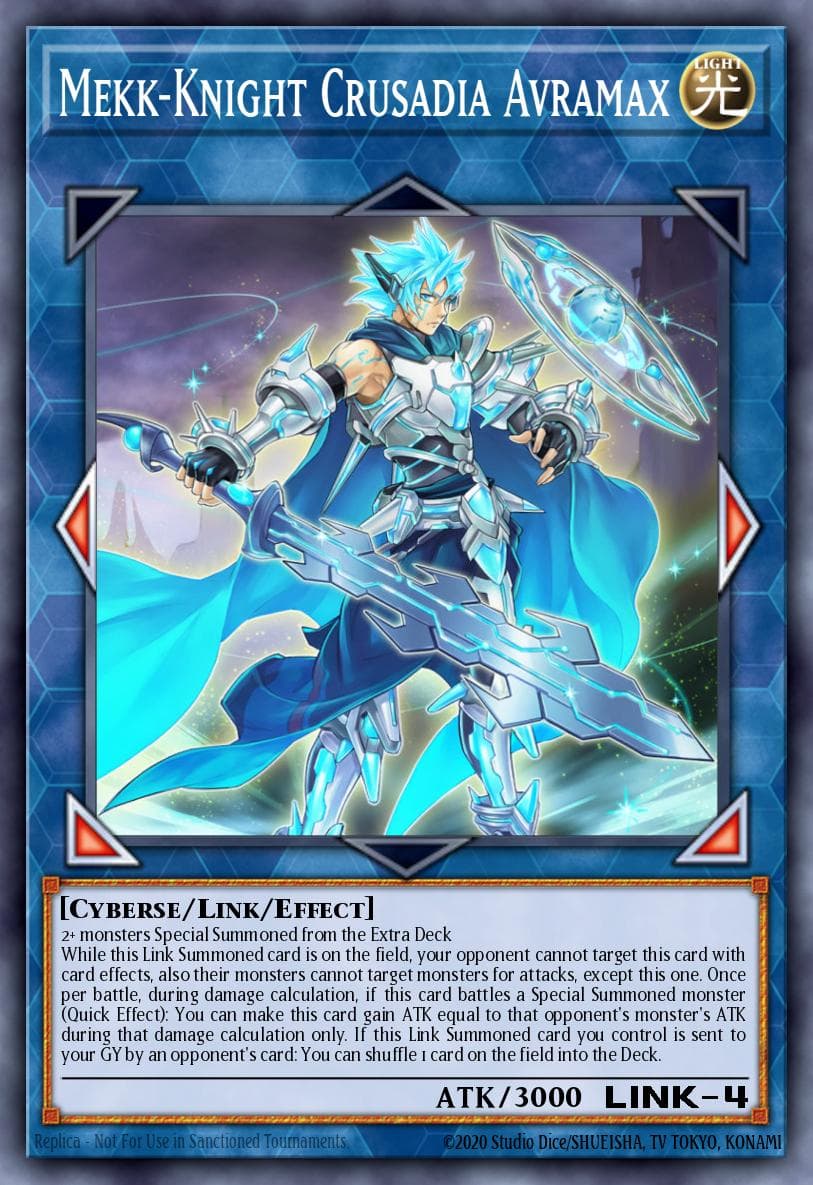 Mekk-Knight Crusadia Avramax 25th Anniversary Rarity Collection card