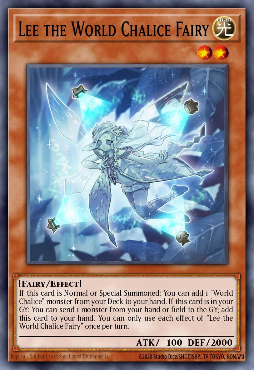 Lee the World Chalice Fairy Code of the Duelist Special Edition card