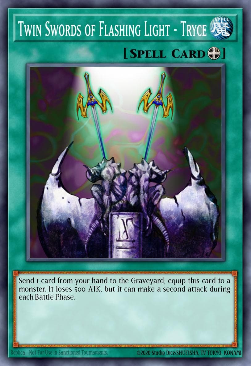 Twin Swords of Flashing Light - Tryce Dark Revelation Volume 1 card