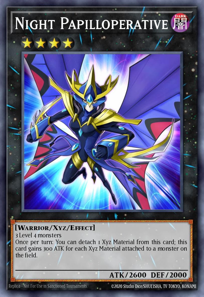 Night Papilloperative Number Hunters card