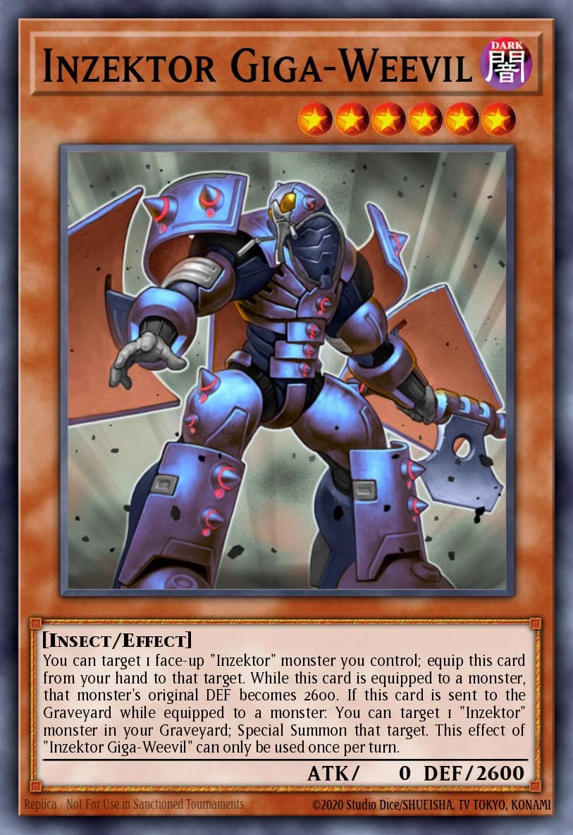 Inzektor Giga-Weevil Order of Chaos: Special Edition card