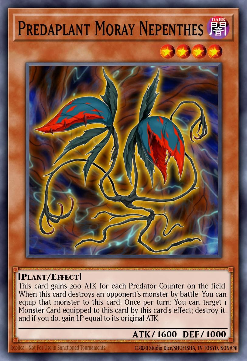 Predaplant Moray Nepenthes 2017 Mega-Tin Mega Pack card