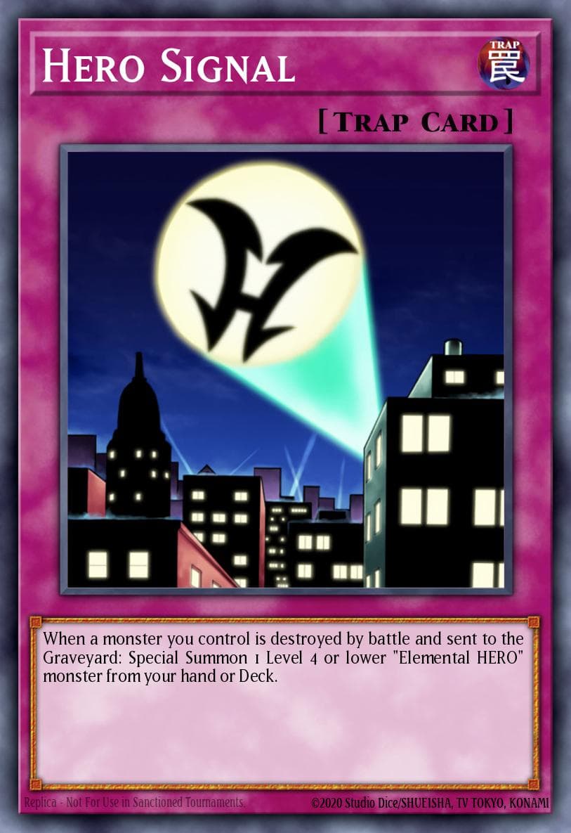 Hero Signal HERO Strike Structure Deck card