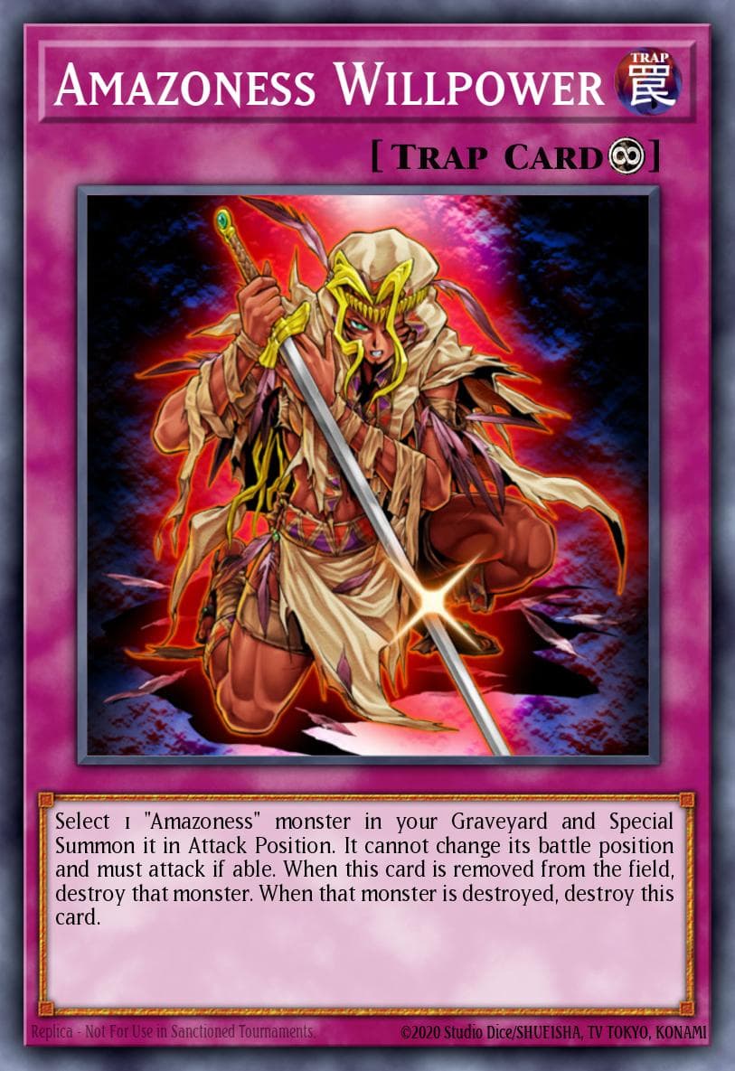Amazoness Willpower 遊戲王 card