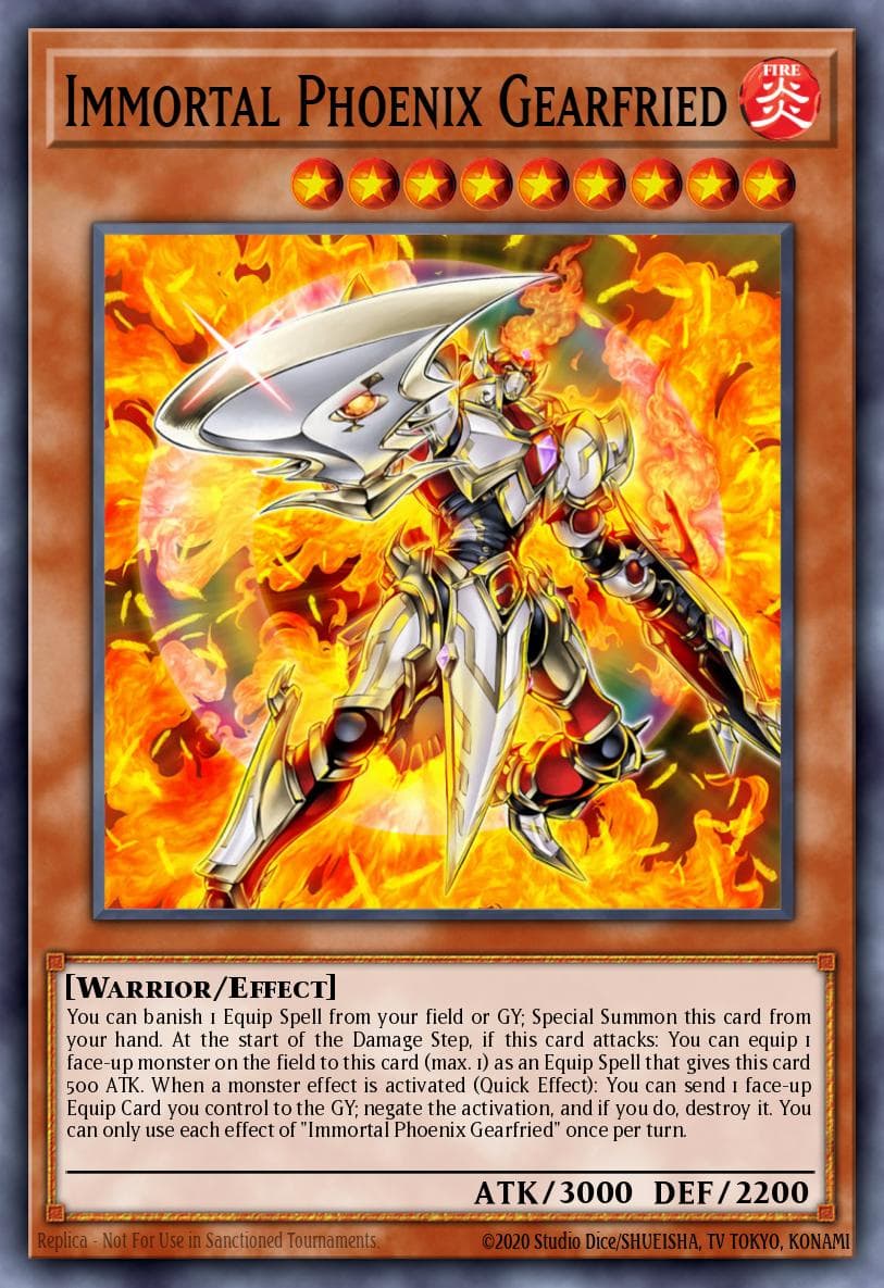 Immortal Phoenix Gearfried Amazing Defenders card