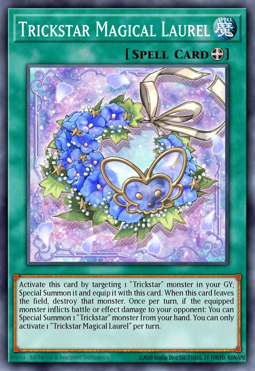 Trickstar Magical Laurel Duel Power card