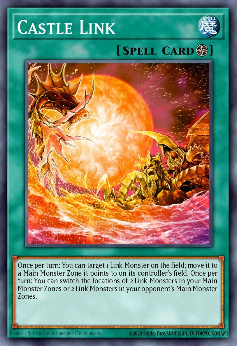 Castle Link Code of the Duelist Special Edition card