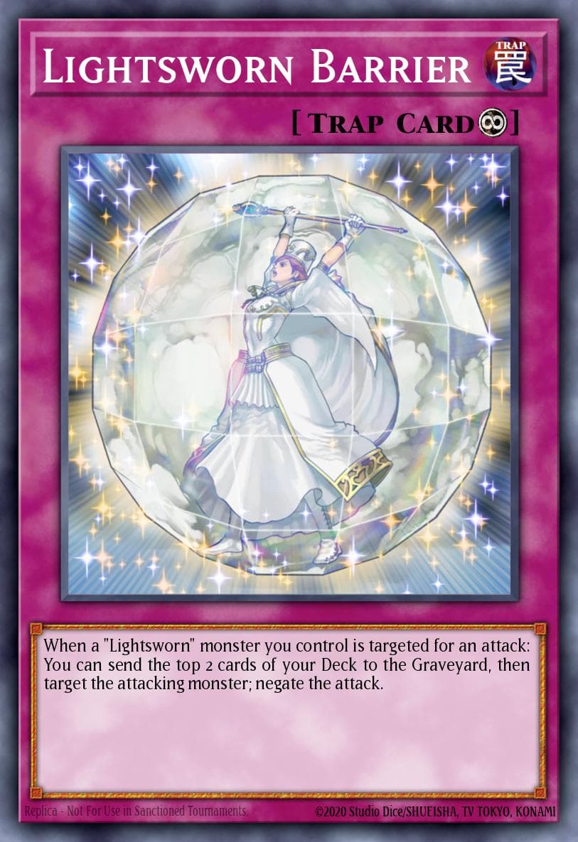 Lightsworn Barrier Realm of Light Structure Deck card