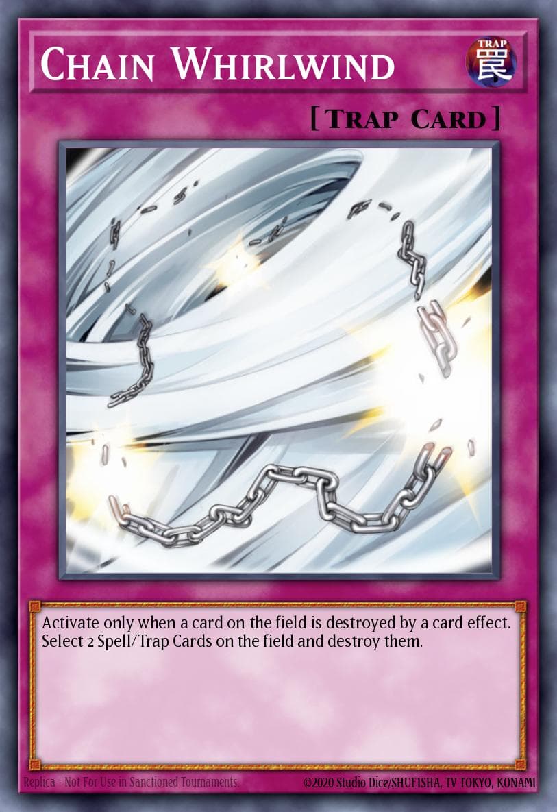 Chain Whirlwind 遊戲王 card