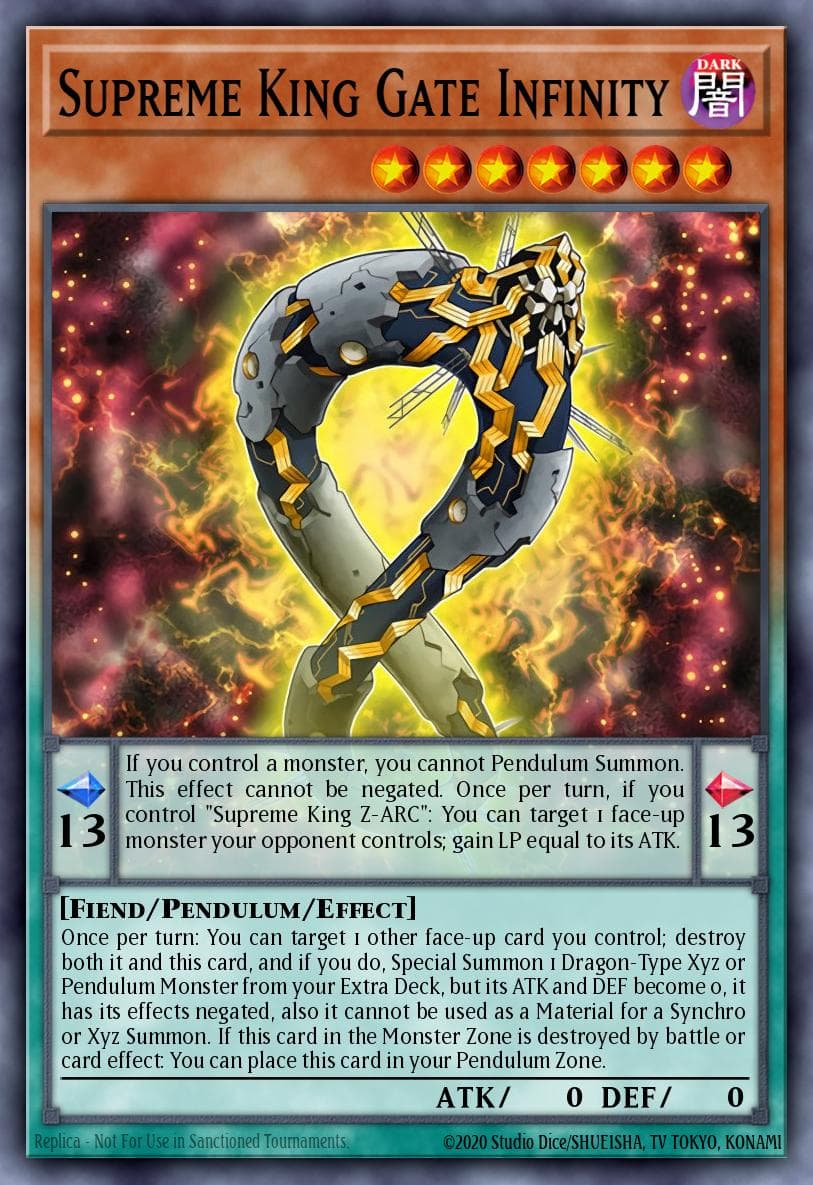Supreme King Gate Infinity Maximum Crisis: Special Edition card
