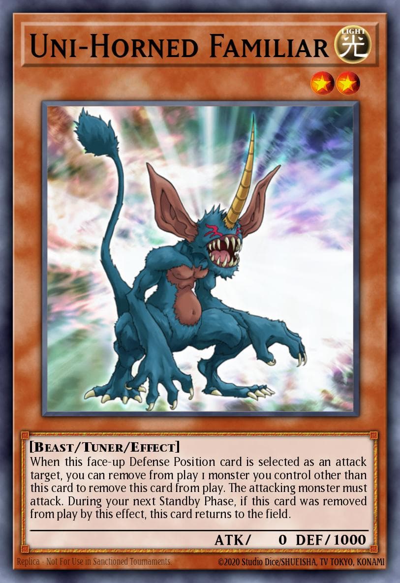 Uni-Horned Familiar Duelist Revolution: Special Edition card