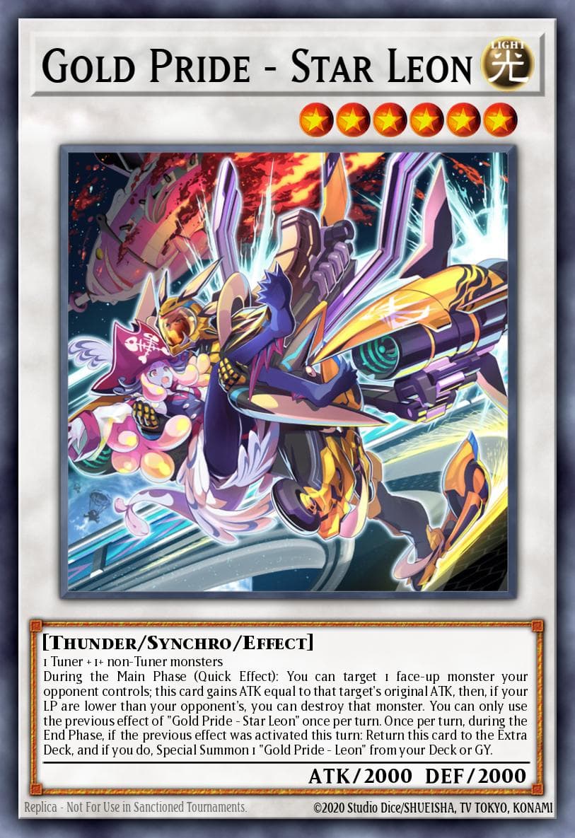 Gold Pride - Star Leon Photon Hypernova card
