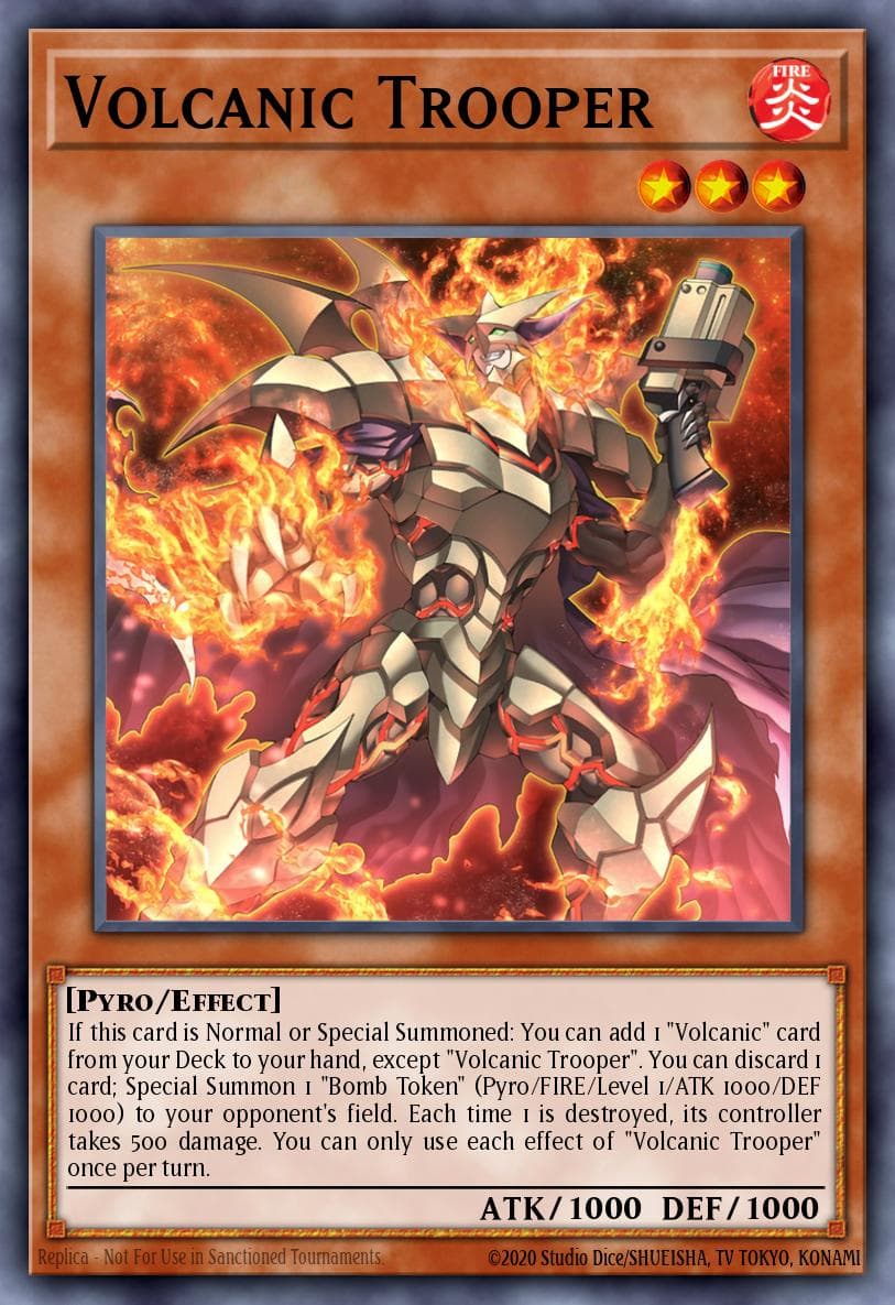Volcanic Trooper Legendary Duelists: Soulburning Volcano card