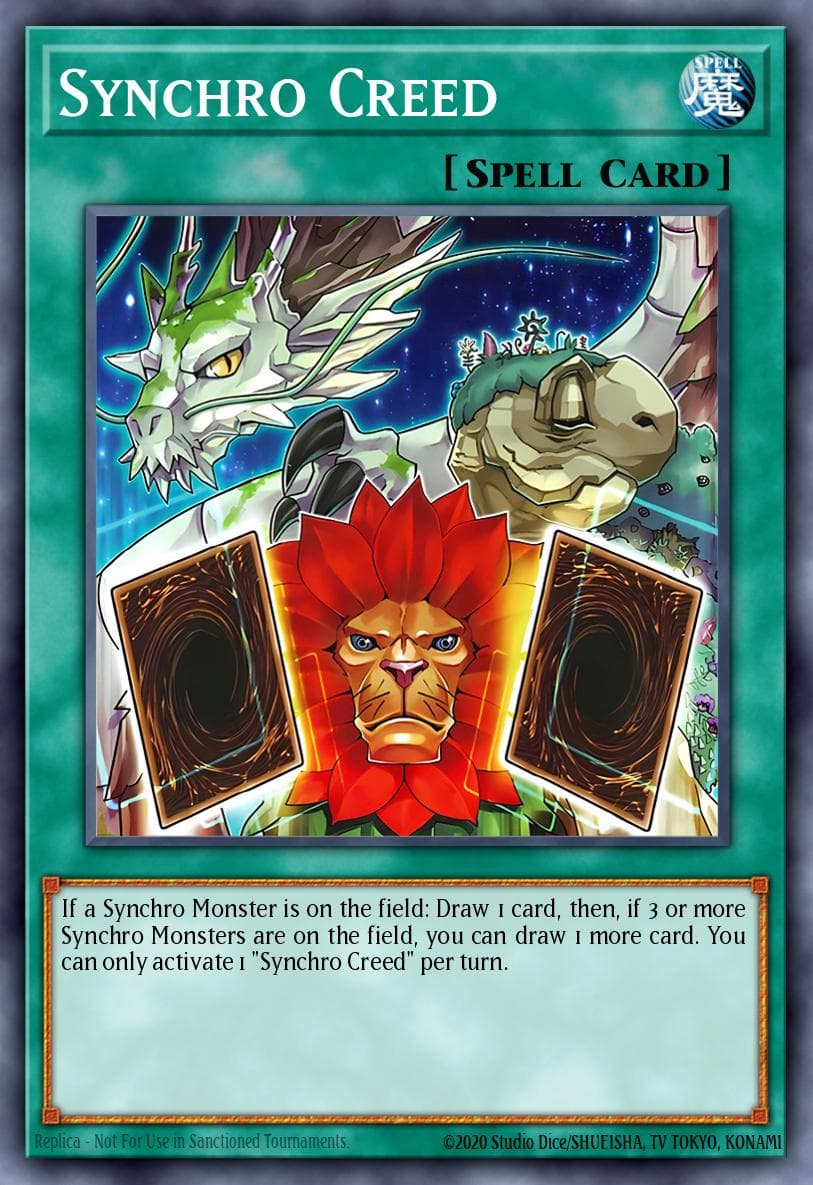 Synchro Creed Battles of Legend: Terminal Revenge card