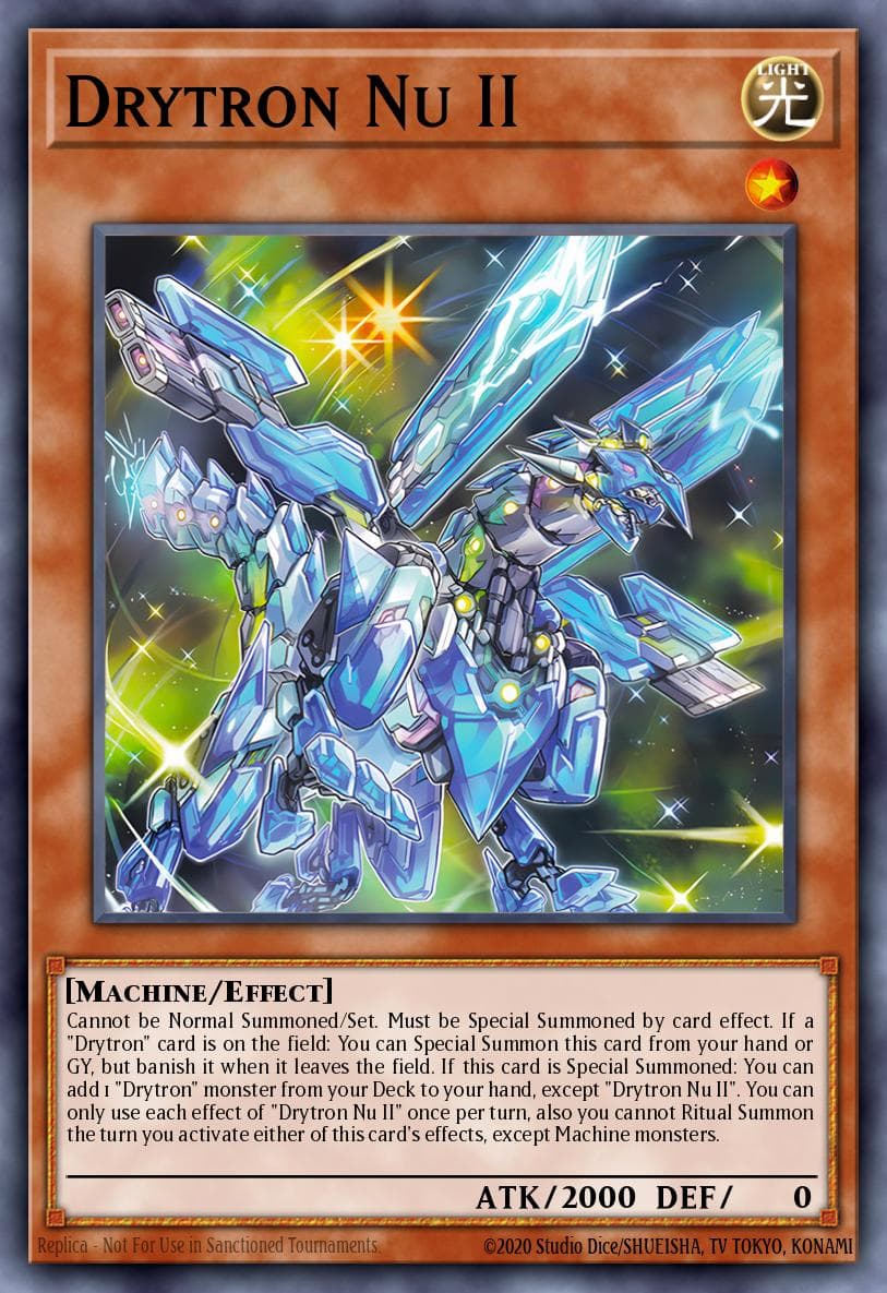 Drytron Nu II The Infinite Forbidden card