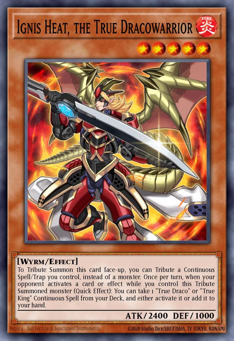 Ignis Heat, the True Dracowarrior Maximum Crisis: Special Edition card