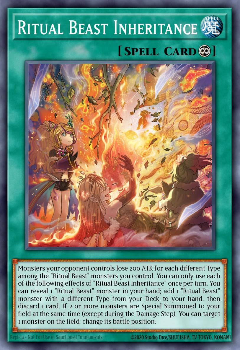 Ritual Beast Inheritance Battles of Legend: Terminal Revenge card