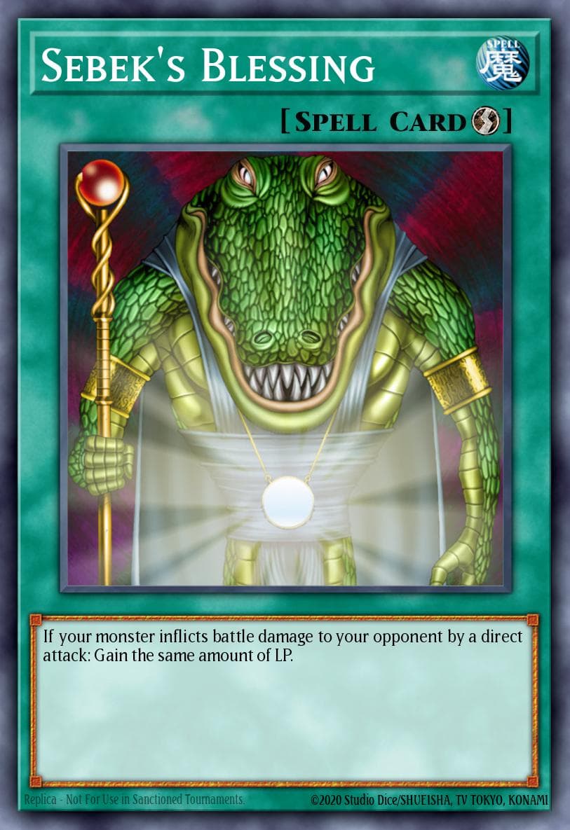 Sebek's Blessing Structure Deck: Dinosaur's Rage Special Set card