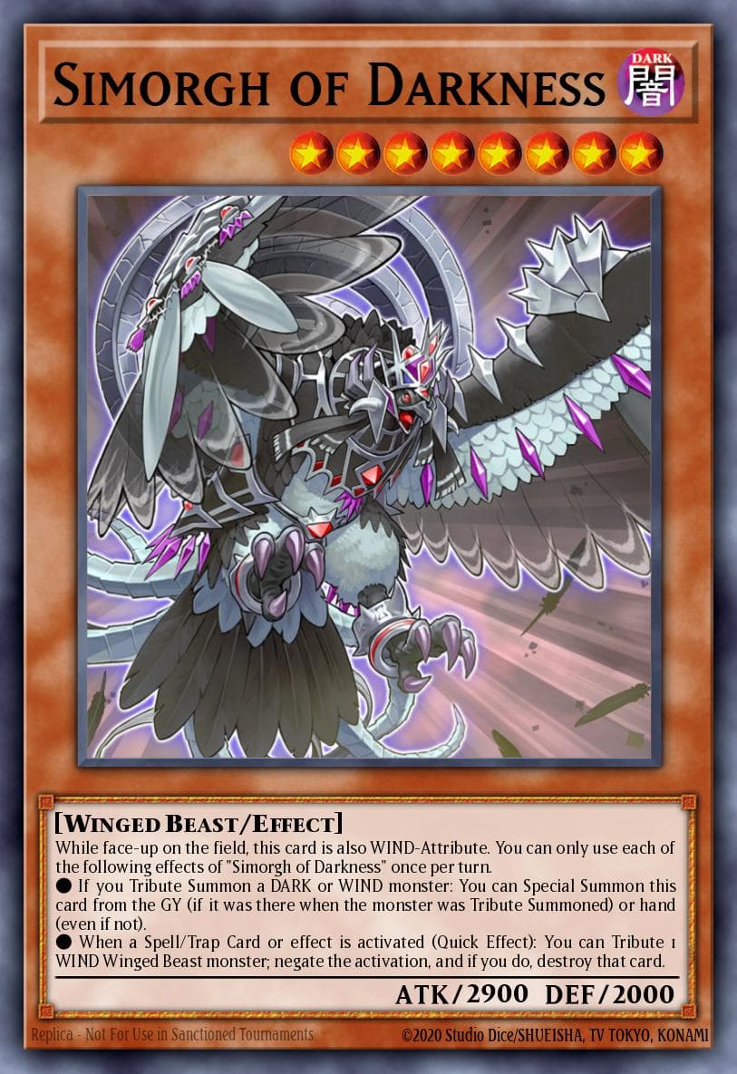 Simorgh of Darkness Rising Rampage Special Edition card