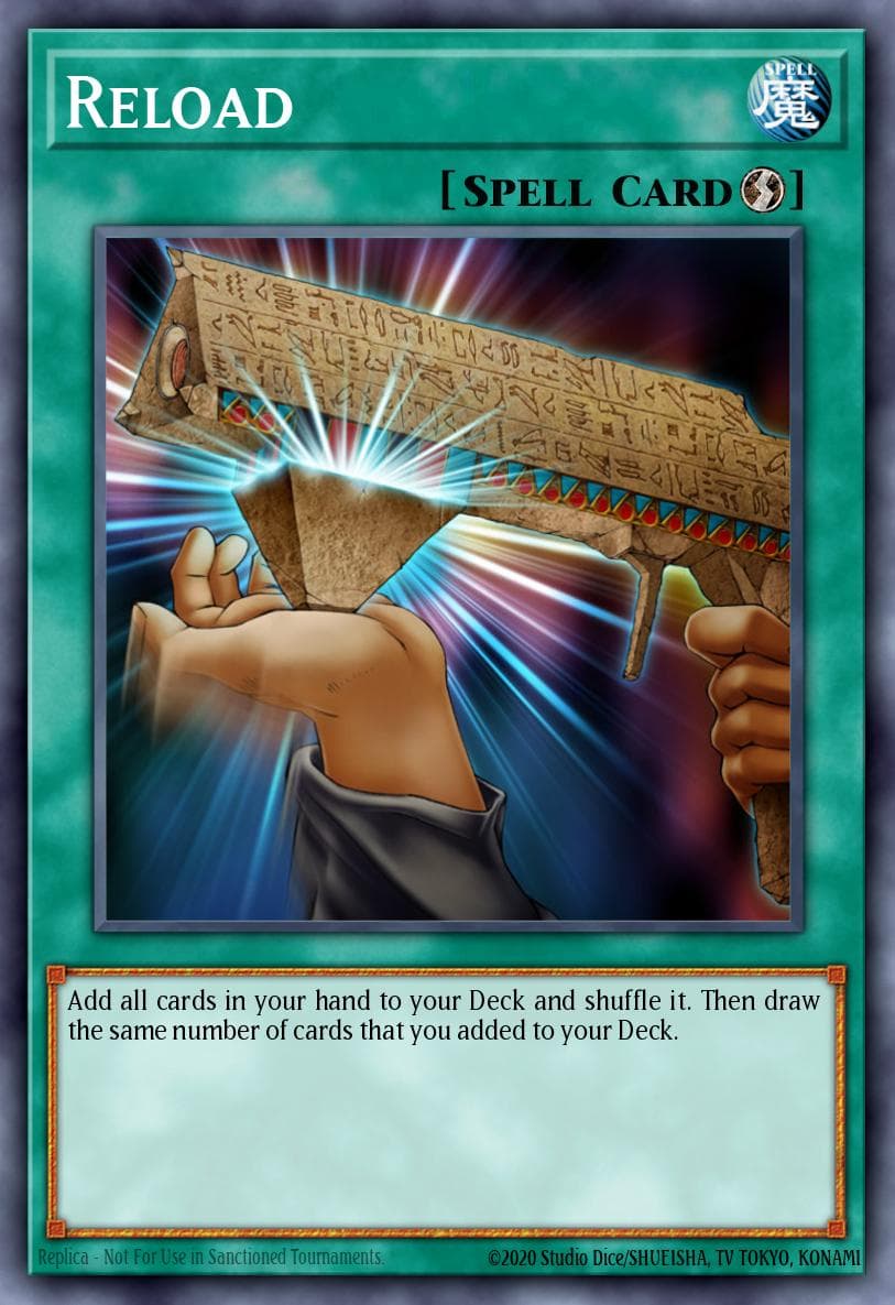 Reload 游戏王 card