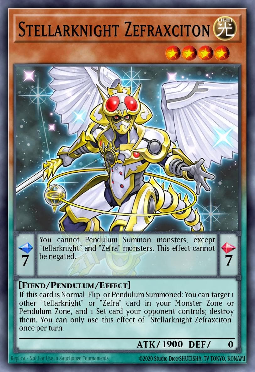 Stellarknight Zefraxciton Crossed Souls: Advance Edition card