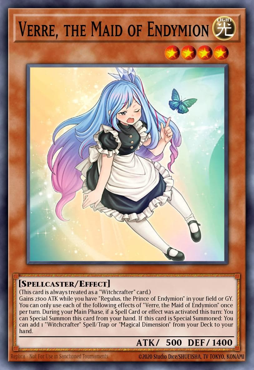 恩底弥翁的侍女 薇儿 遊戲王 card
