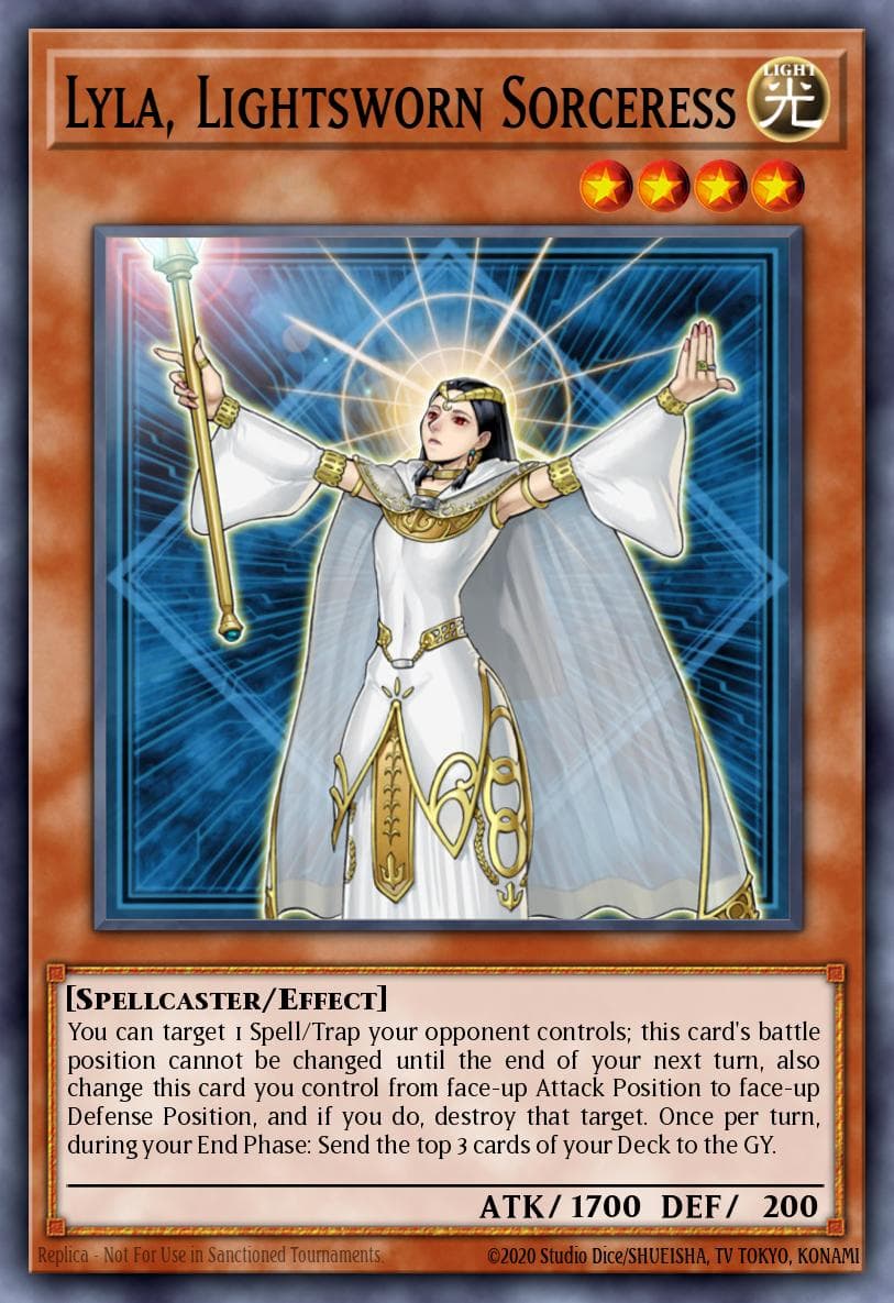 Lyla, Lightsworn Sorceress Realm of Light Structure Deck card